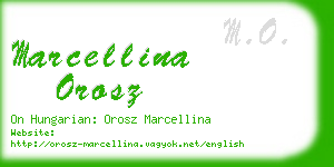 marcellina orosz business card